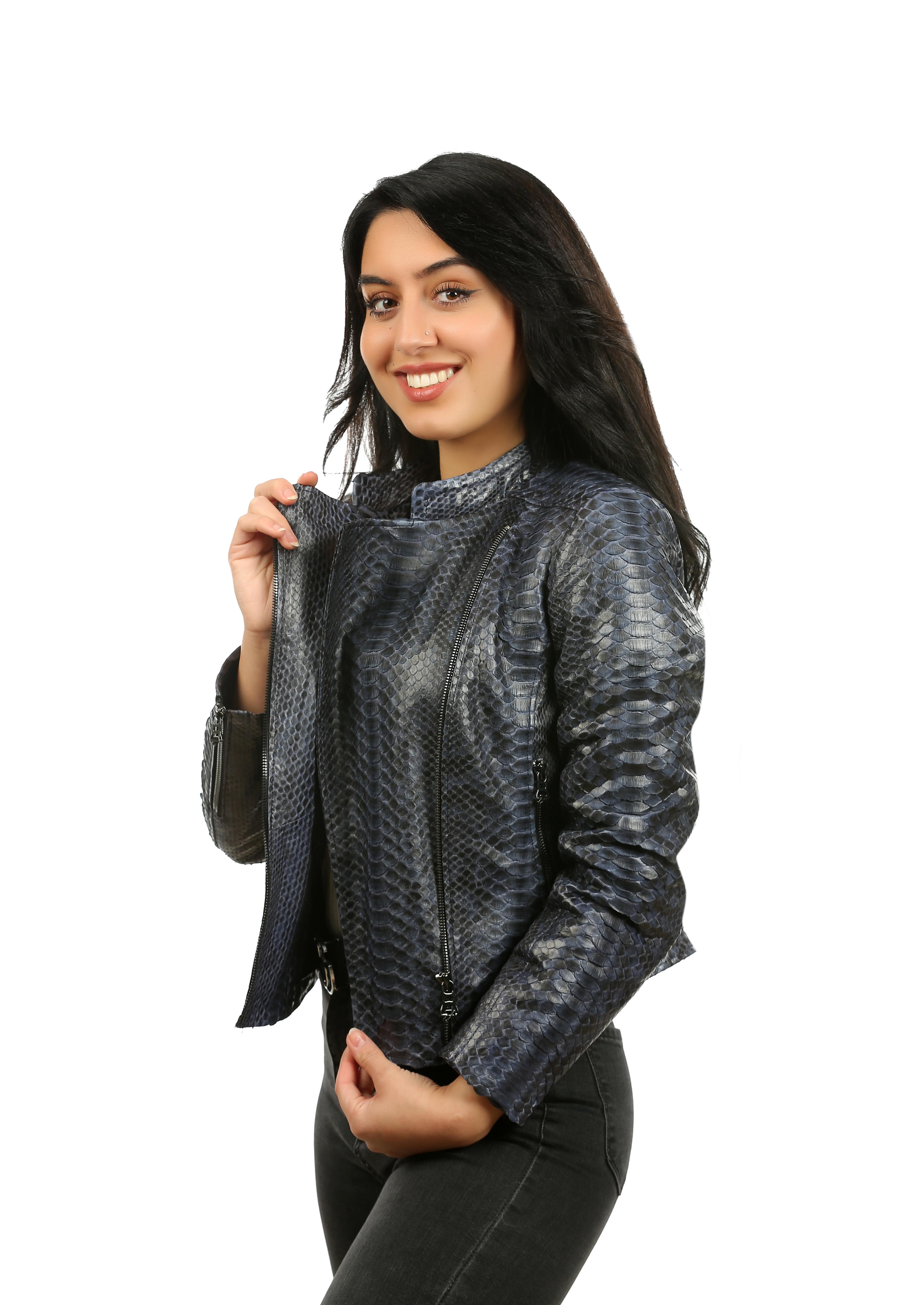 Kadın Gerçek Deri Spor Luxury Mont Komple  Siyah BK-382-18670 FA2