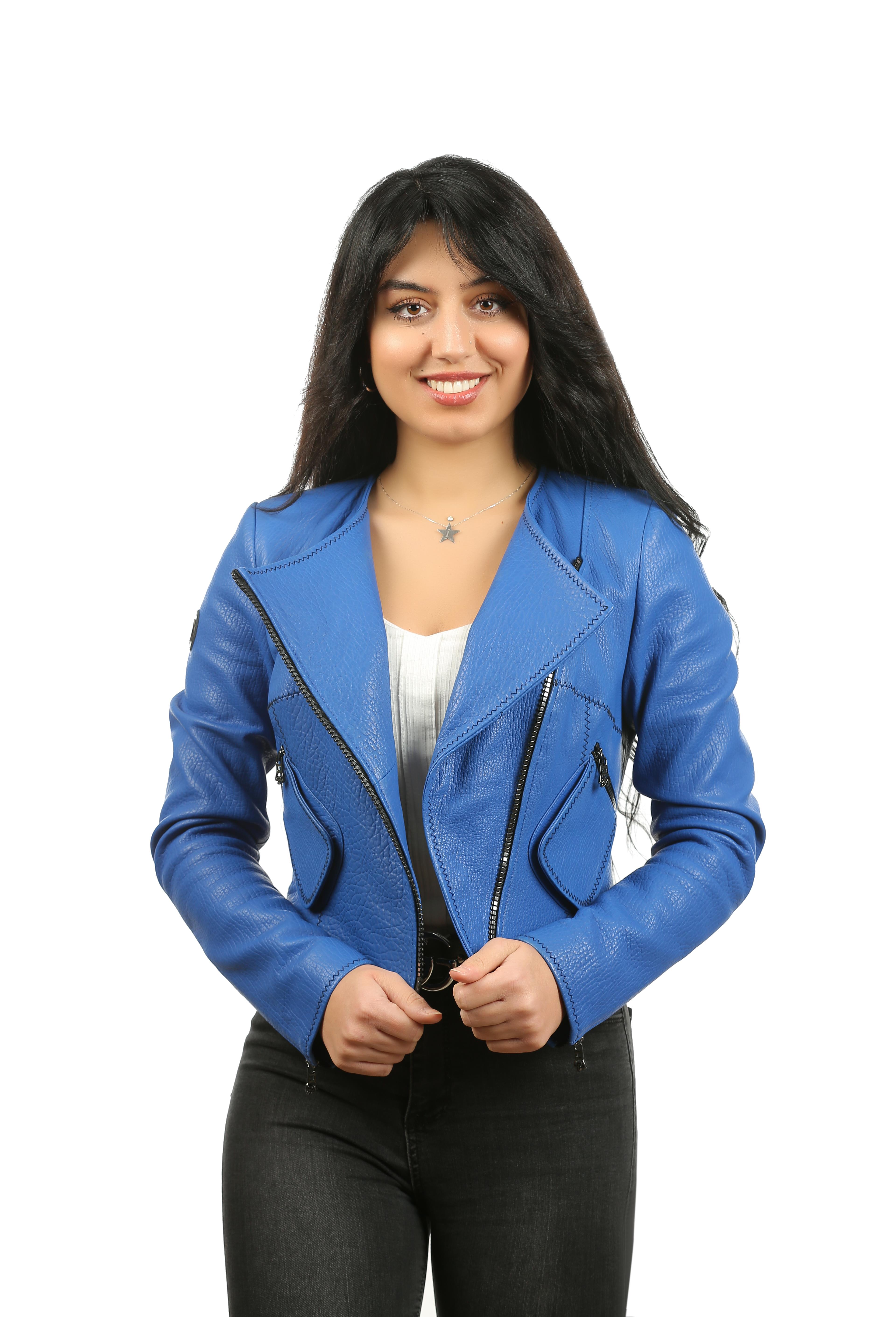 Women's Genuine Leather Sport Coat Parliament BK-1155-18943 FA2