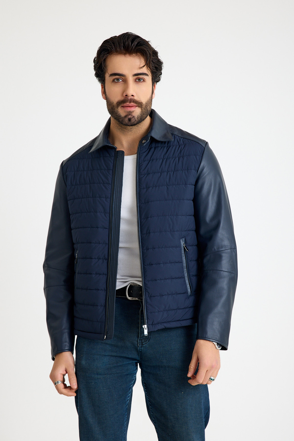 Klasik Erkek Deri̇ Ceket – E54-KD-2905-24145