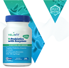V-PROBIOTICS WITH ENZYMES