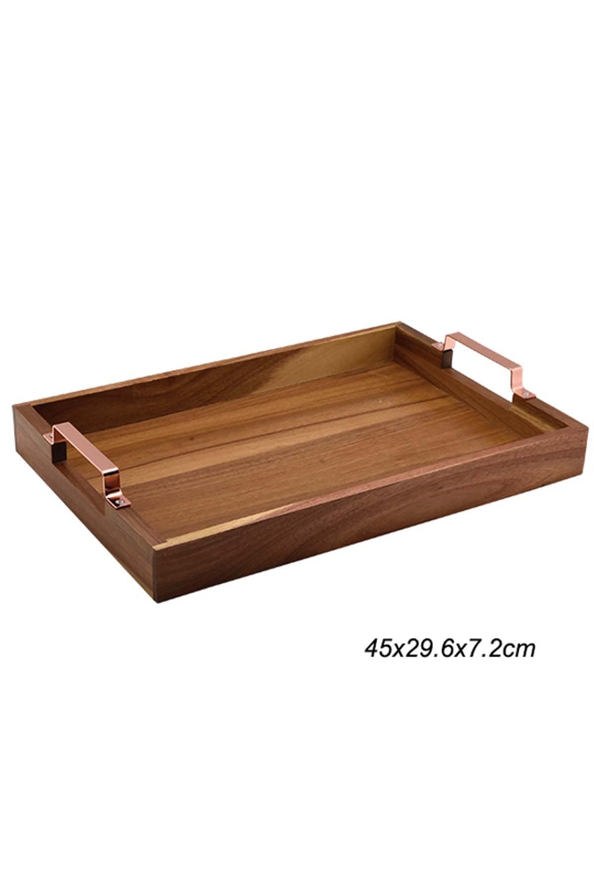 Akasya Rose Tutmalı Tepsi - 26345