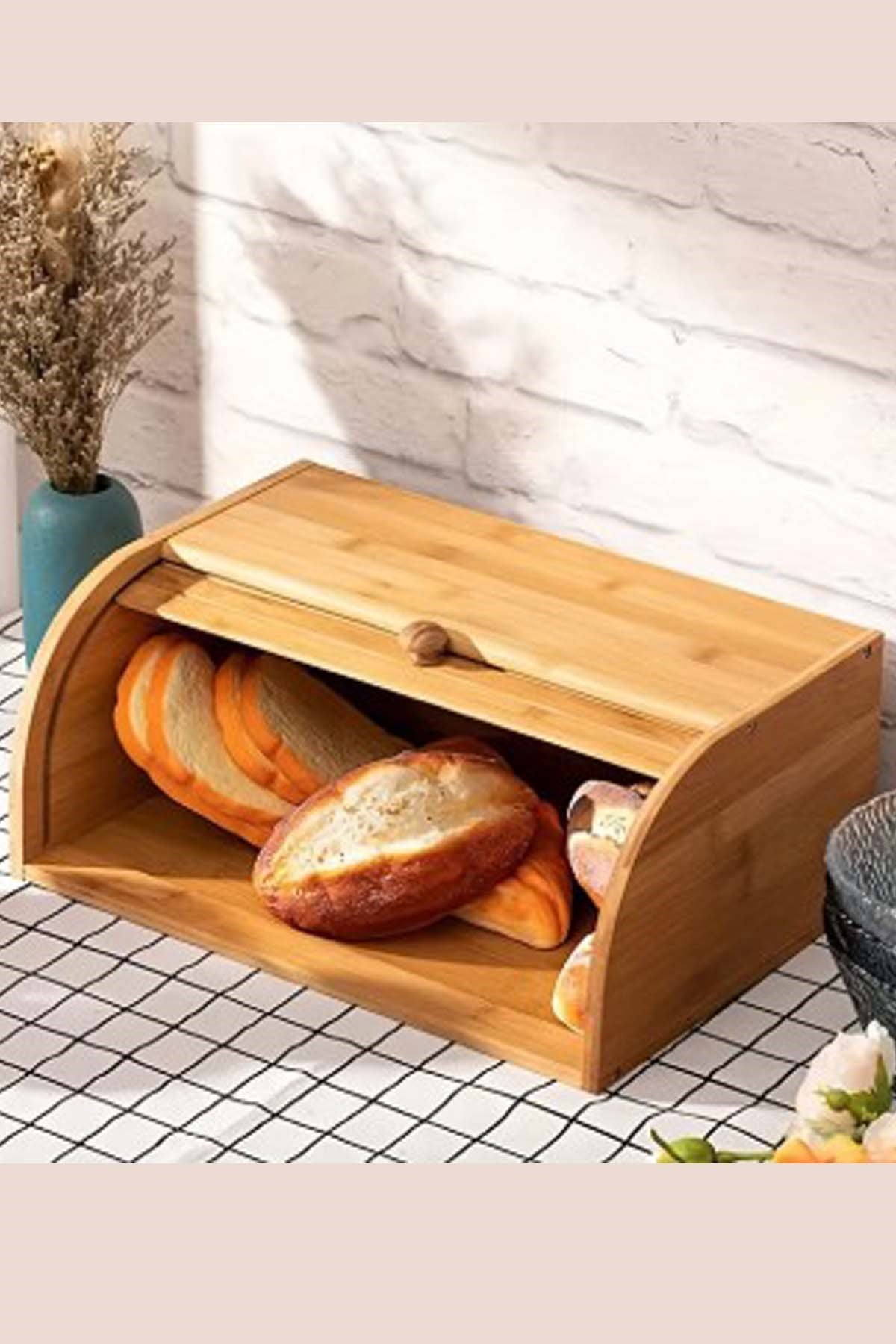 Lumi - Bambu Sürgülü Ekmek Dolabı - 74