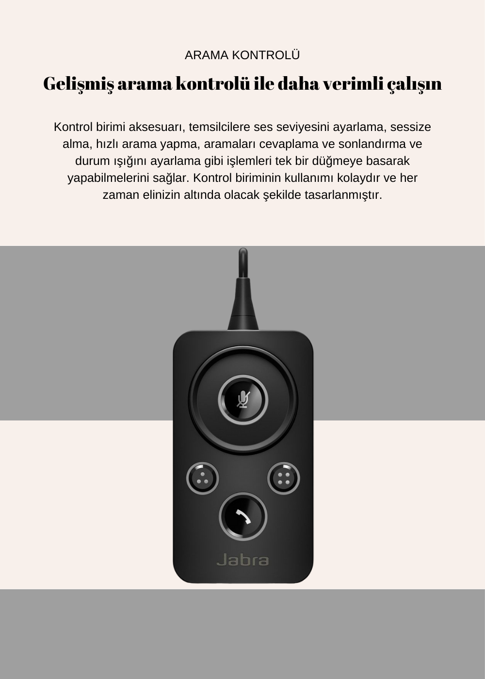 Jabra Engage 50 Mono Kablolu Kulak Üstü Kulaklık