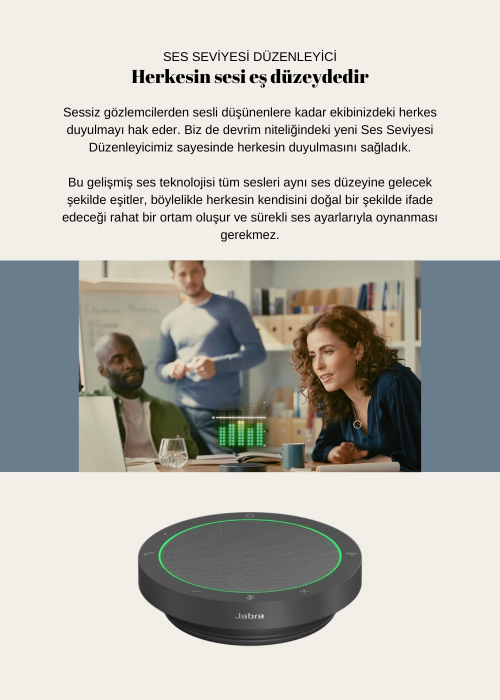 Jabra Speak2 40 Ses Konferans Cihazı