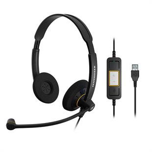 EPOS Sennheiser SC 60 USB ML Duo Kablolu UC Kulak Üstü Kulaklık