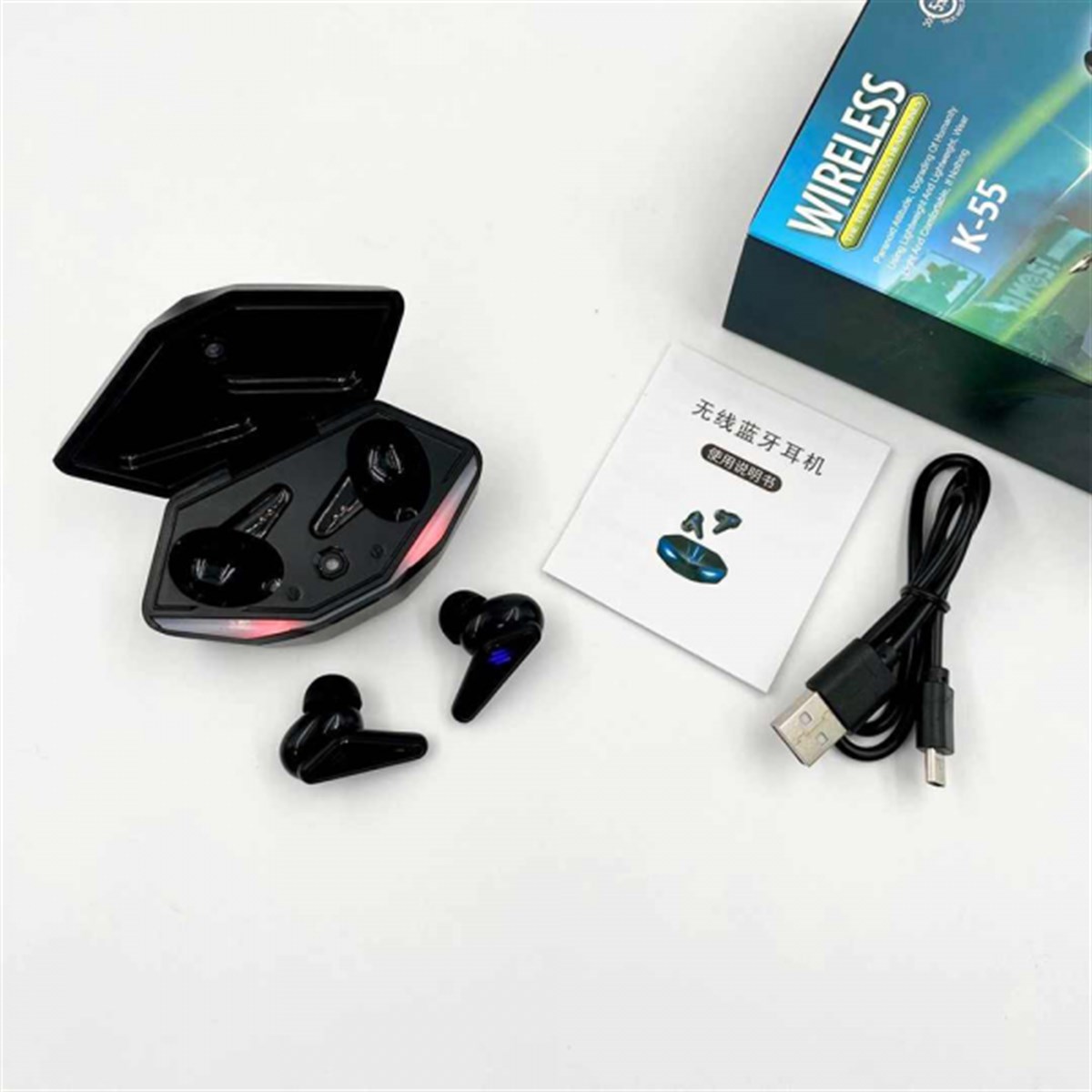K55 Gaming Bluetooth Kulaklık | konseptaksesuar.com