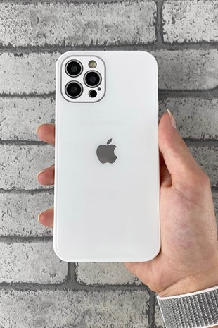 iPhone Beyaz Kamera Korumalı Cam Kılıf 11 Pro | Konsept Aksesuar