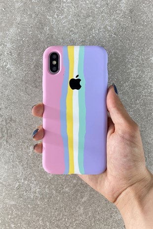 iPhone Rainbow Candy Lansman Kılıf X/Xs | Konsept Aksesuar