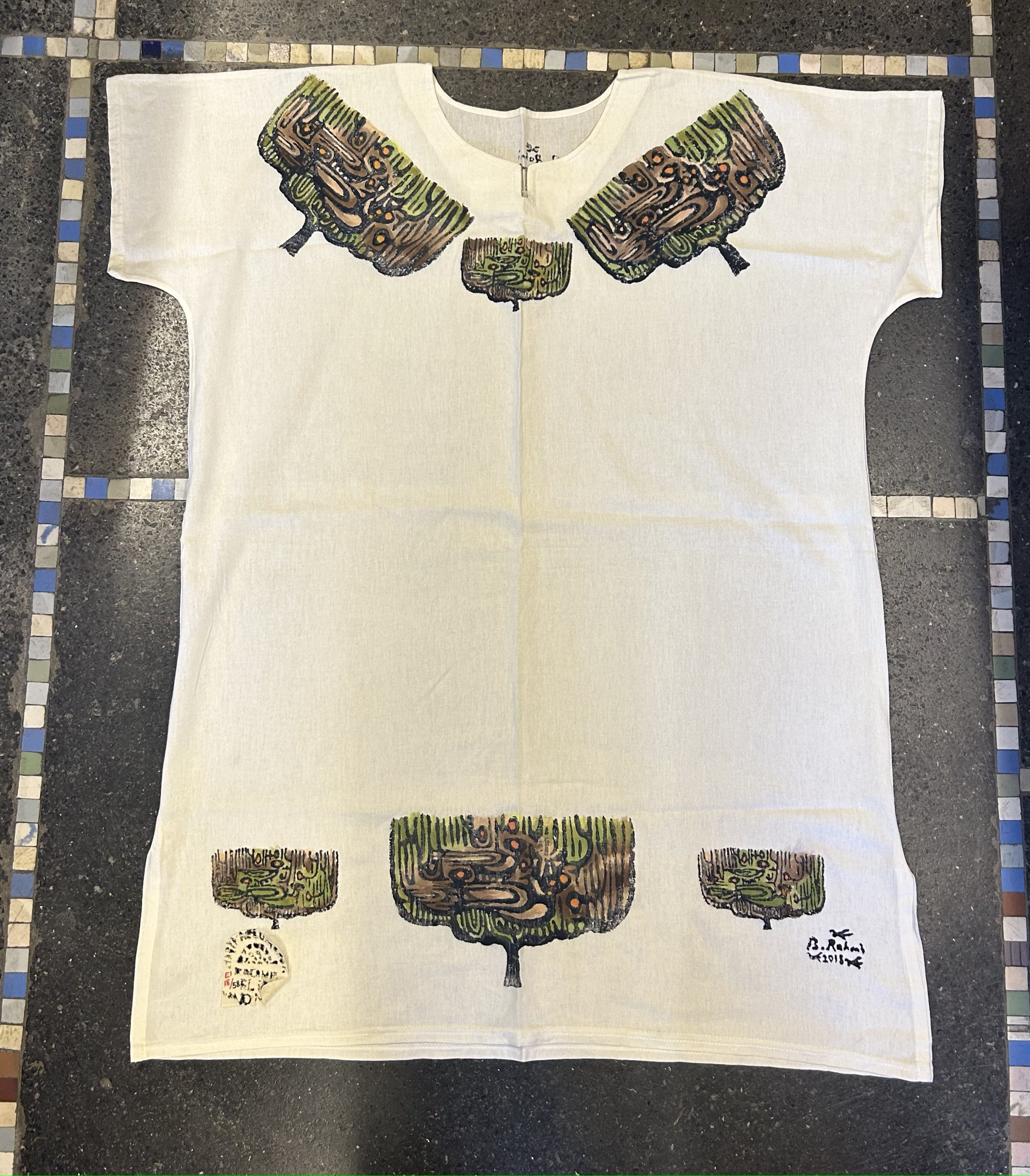 Hayat Ağacı Plaj Elbisesi