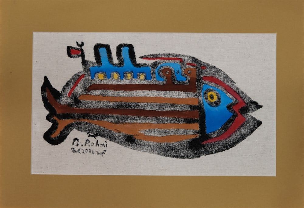 Trenli Balık Paspartu