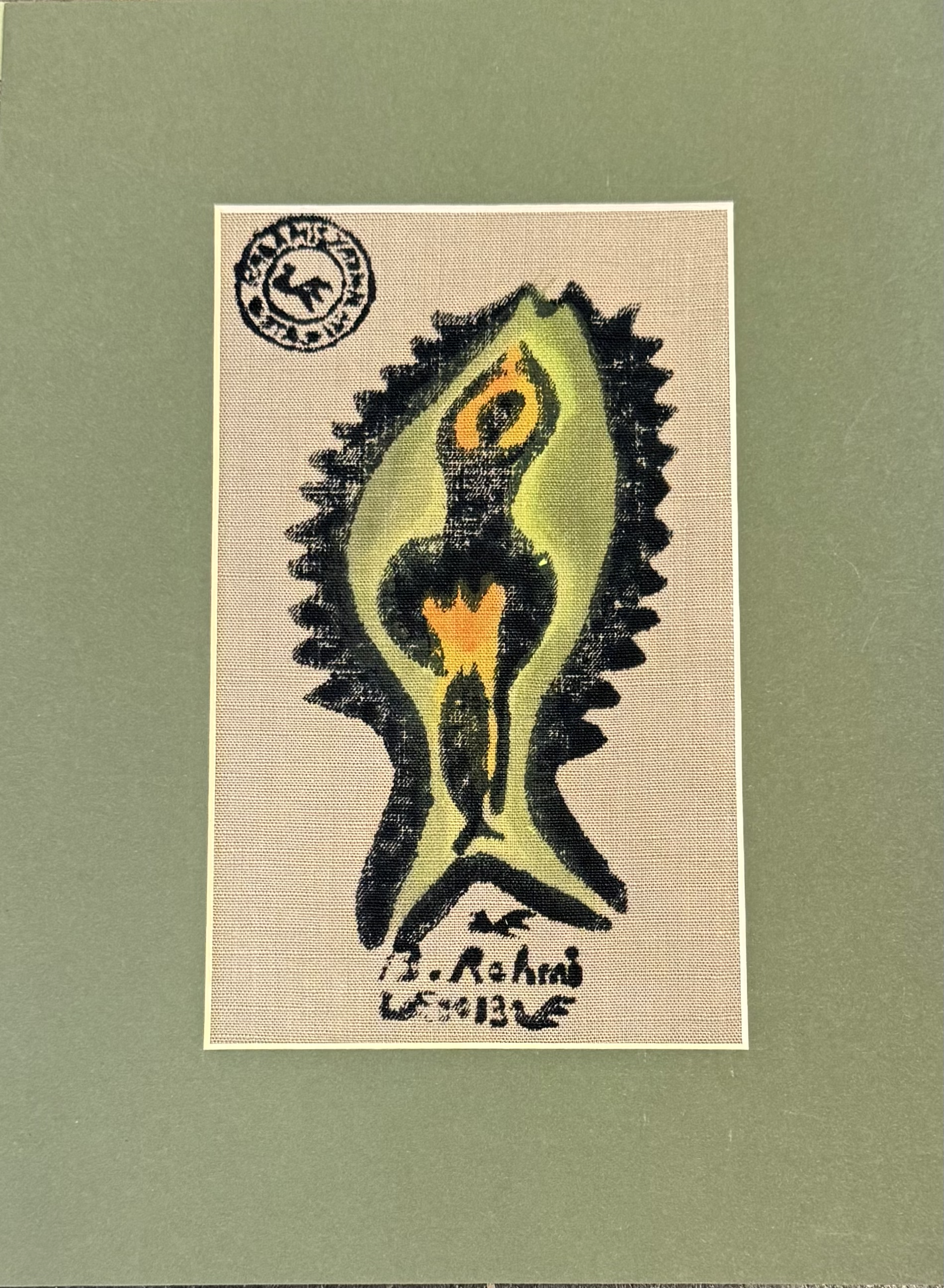 Balık Kadın Paspartu