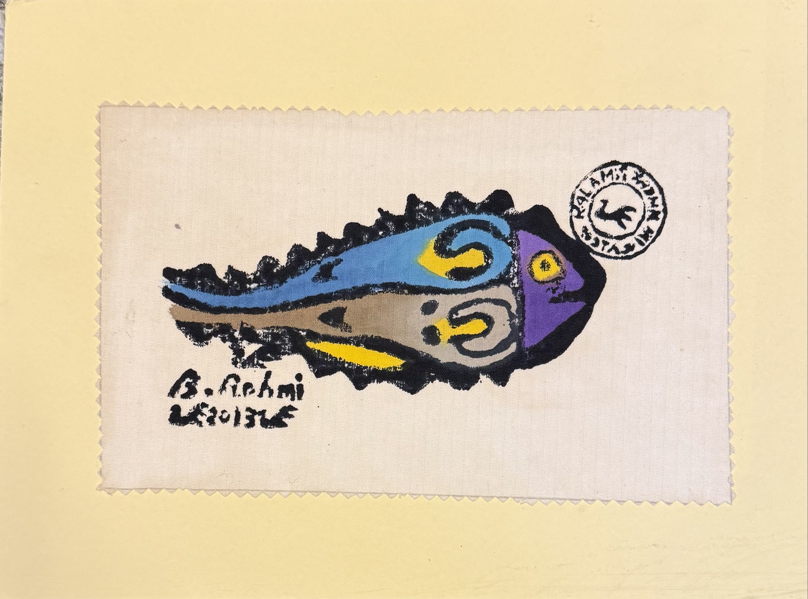 İstavrit Mini Pul Paspartu