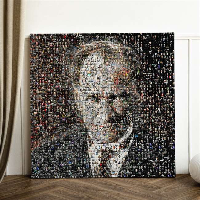 Binbir Resimde Atatürk Kanvas Tablo