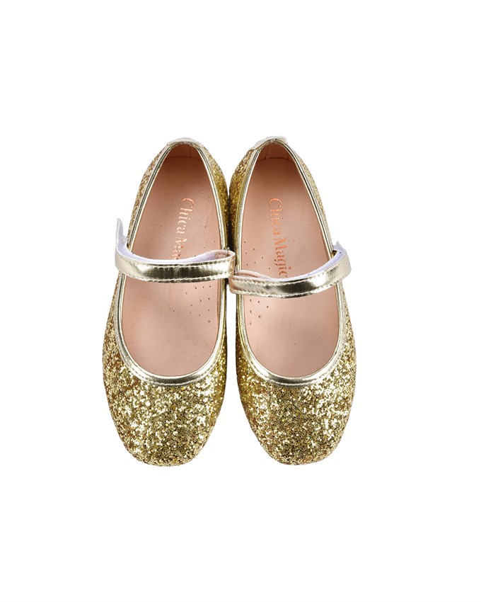 Chica Magica Electra Bantlı Gold Glare Babet