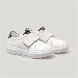 Merli&Rose Merli Deri Sneaker | Beyaz-Kamuflaj