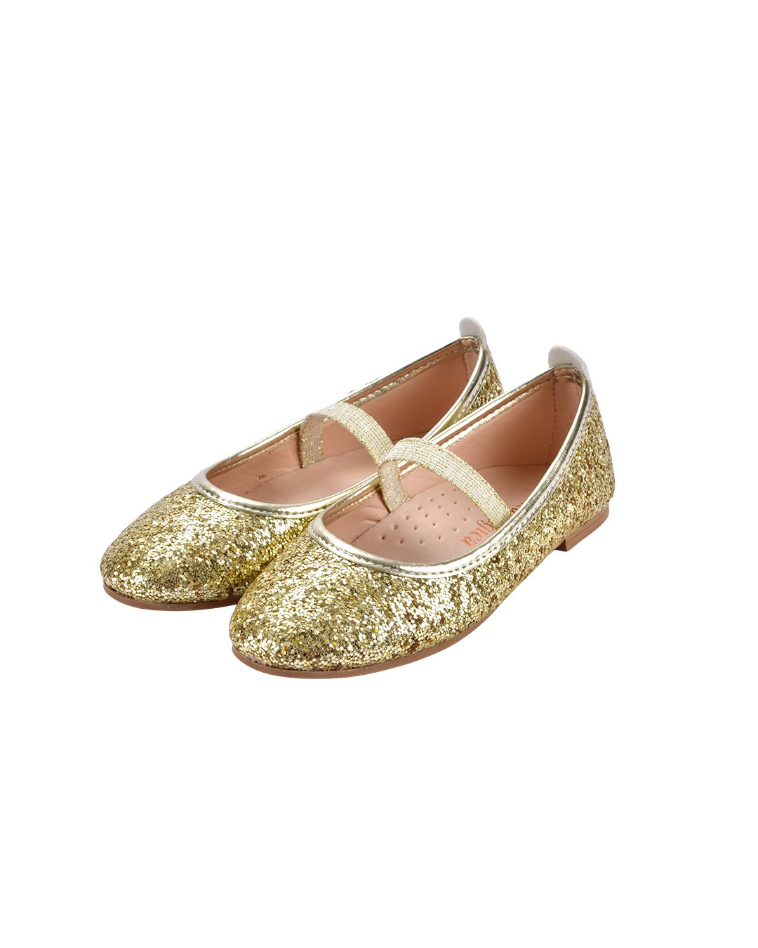 Chica Magica Iris Lastik Bantlı Klasik Gold Glare Babet