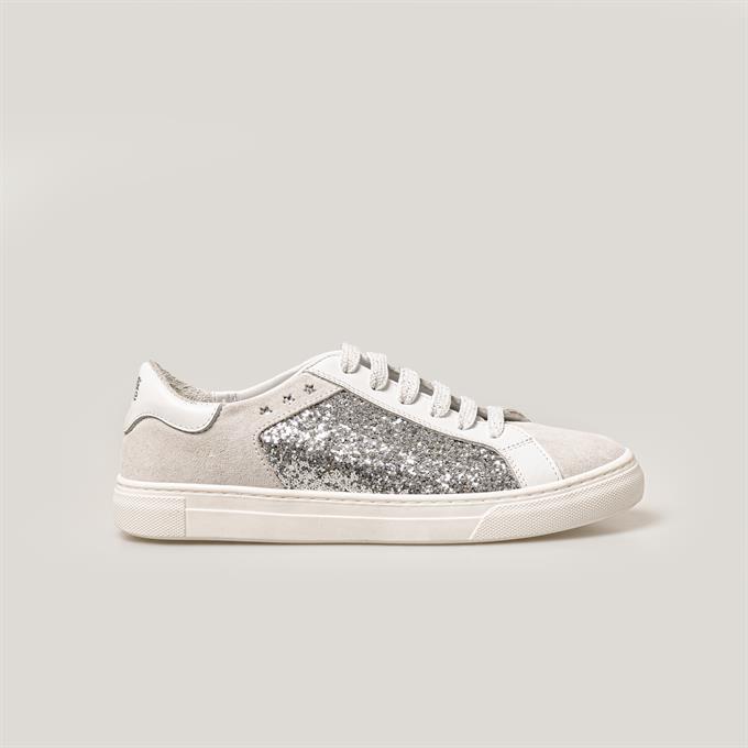 Merli&Rose Glow Kadın Sneaker | Beyaz-Glare Silver-Beyaz