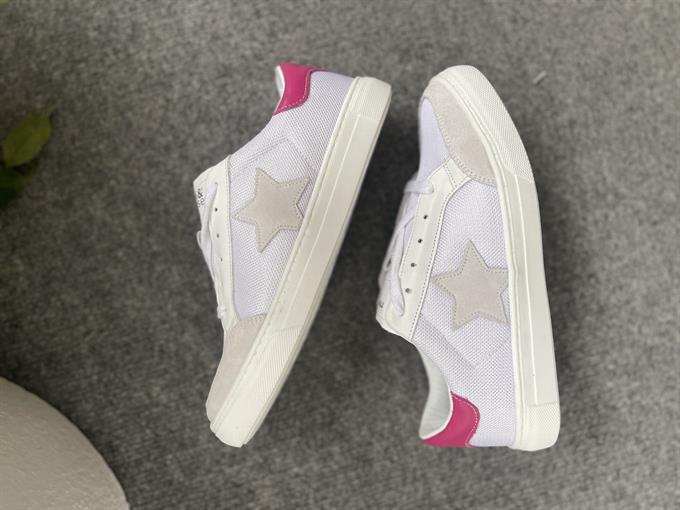 Merli&Rose Star Kadın Sneaker | Beyaz-Fushia