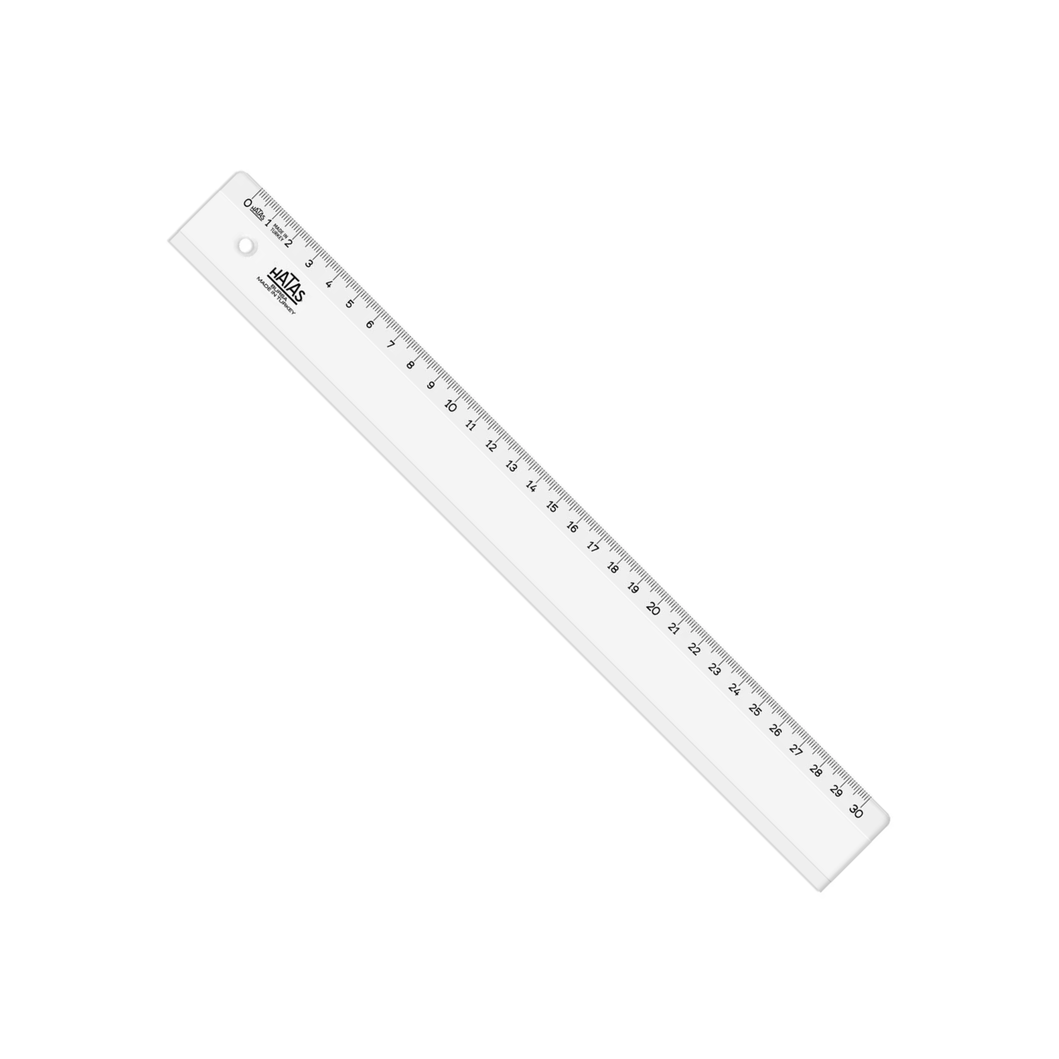 Hatas cetvel plastik 30cm 0160 geniş