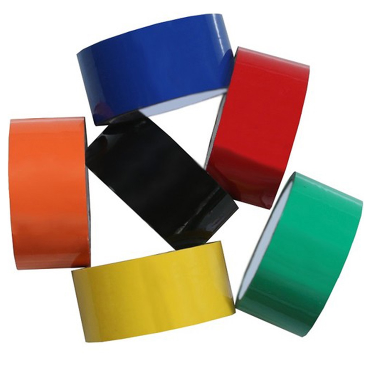 Astel turuncu bant 45mmx25m zemin baskılı