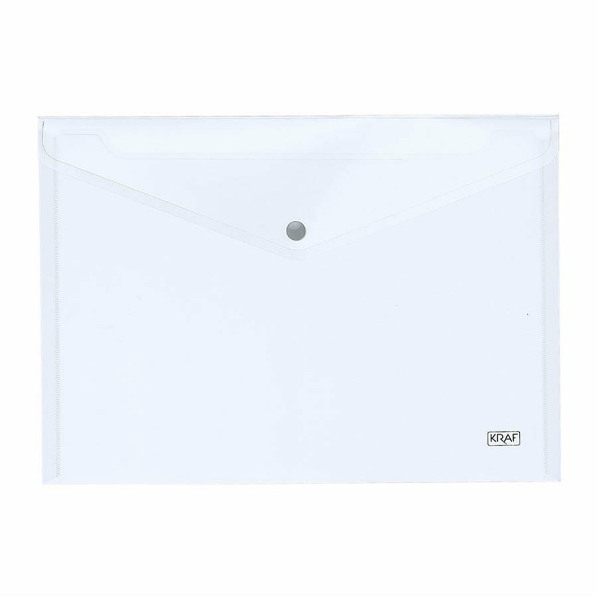 Kraf A5 Çıtçıtlı Dosya Şeffaf 1239
