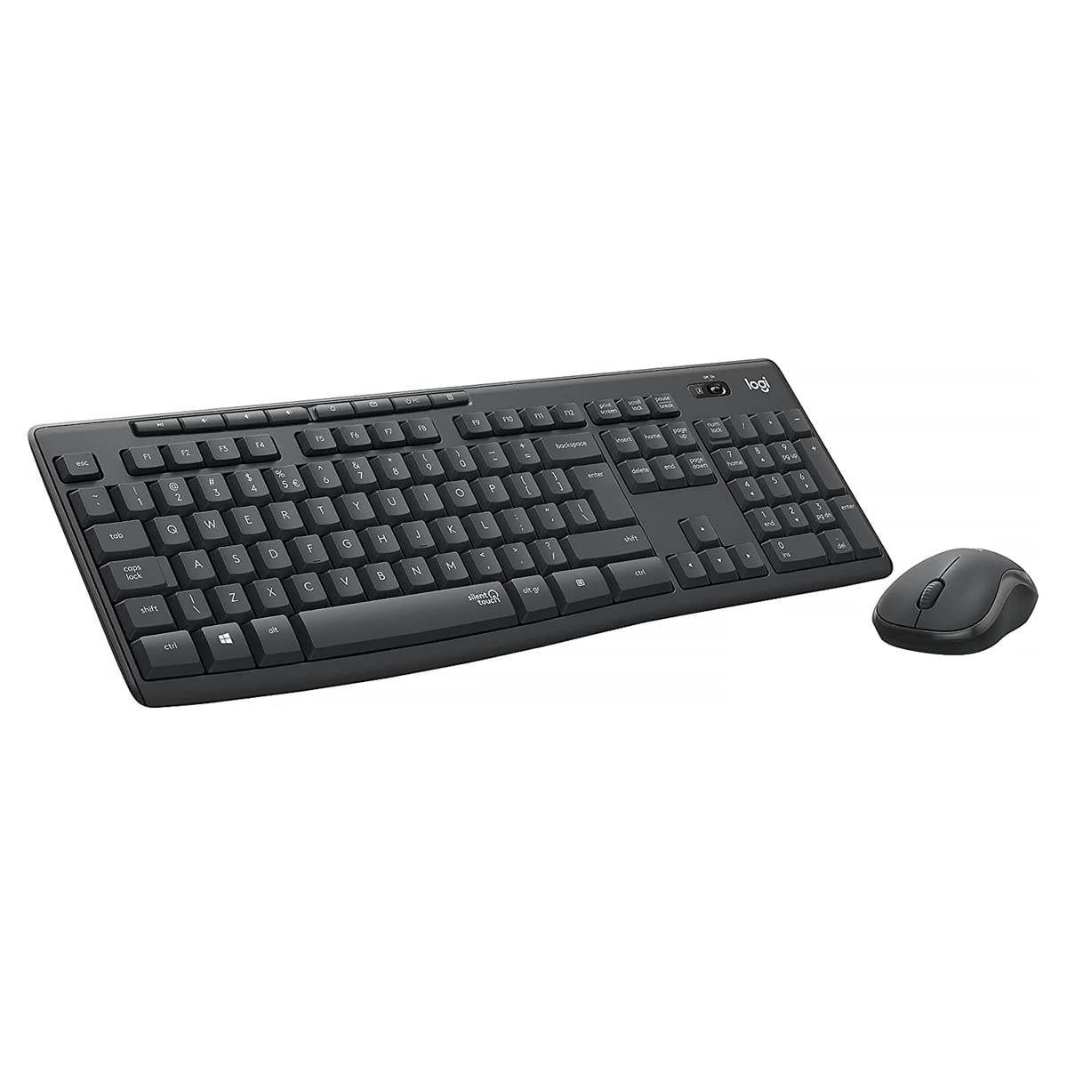 Logitech Sessiz Kablosuz Q Klavye Mouse Set MK295
