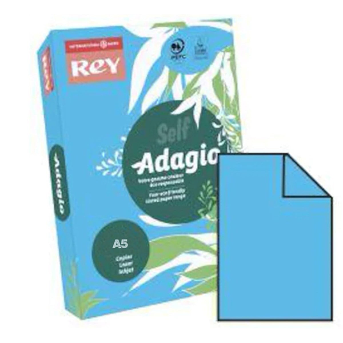 Rey Adagio A5 Fotokopi Kağıdı 80GR 48 Mavi 500Lü