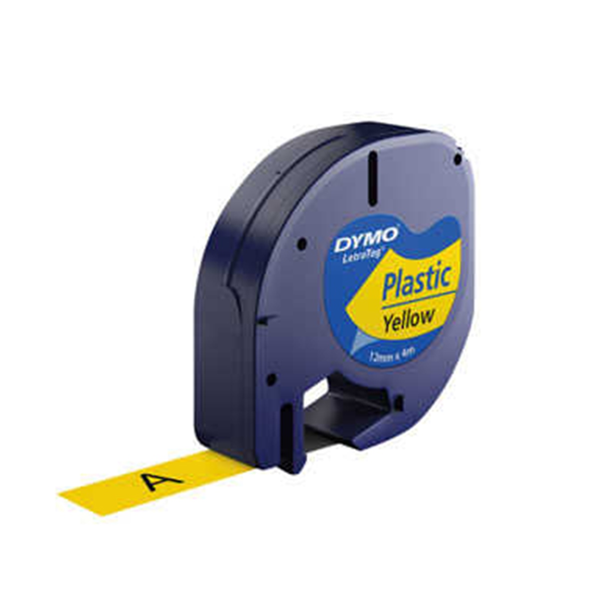 Dymo letraTag etiket plastik 721620 d-59423 sarı 12mmx4m