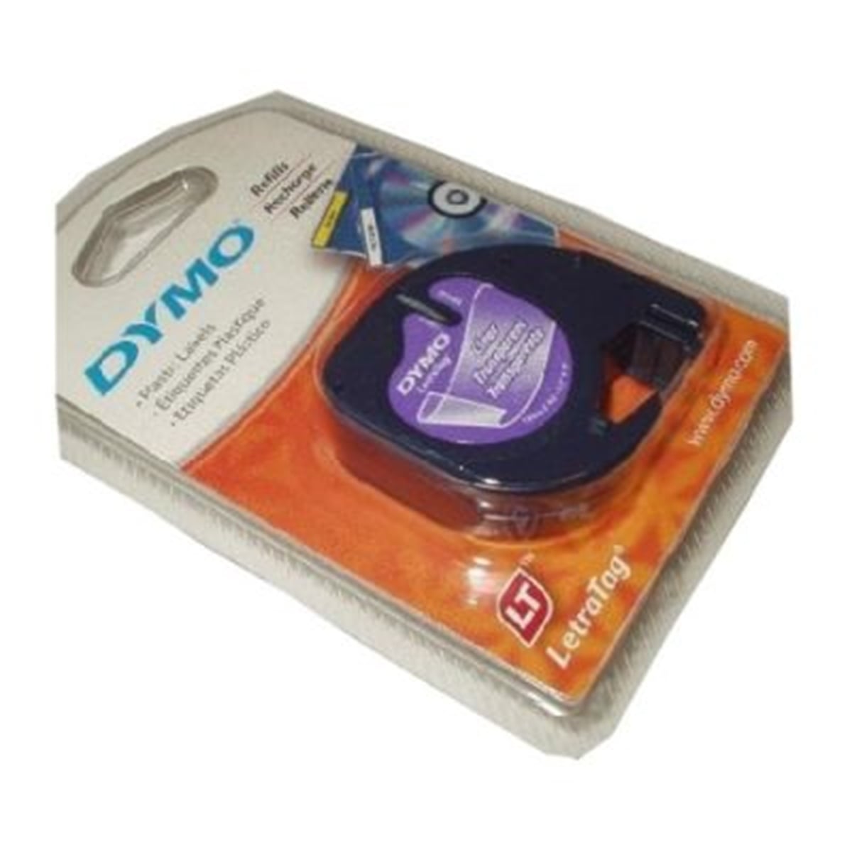 Dymo letratag etiket d-59429 gri metalik 12mmx4m
