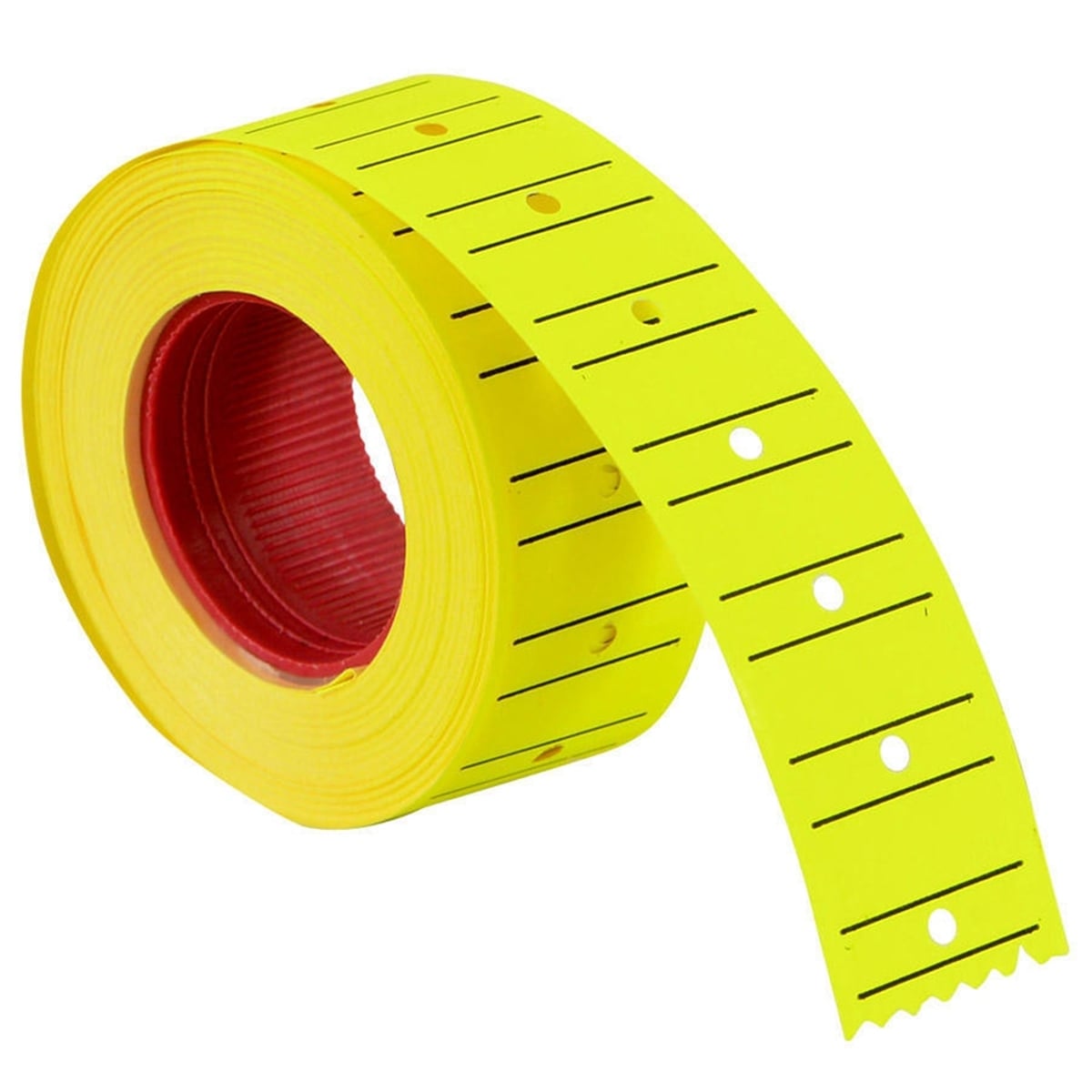 Tanex motex etiket 21x12 çizgili sarı (800 lü)