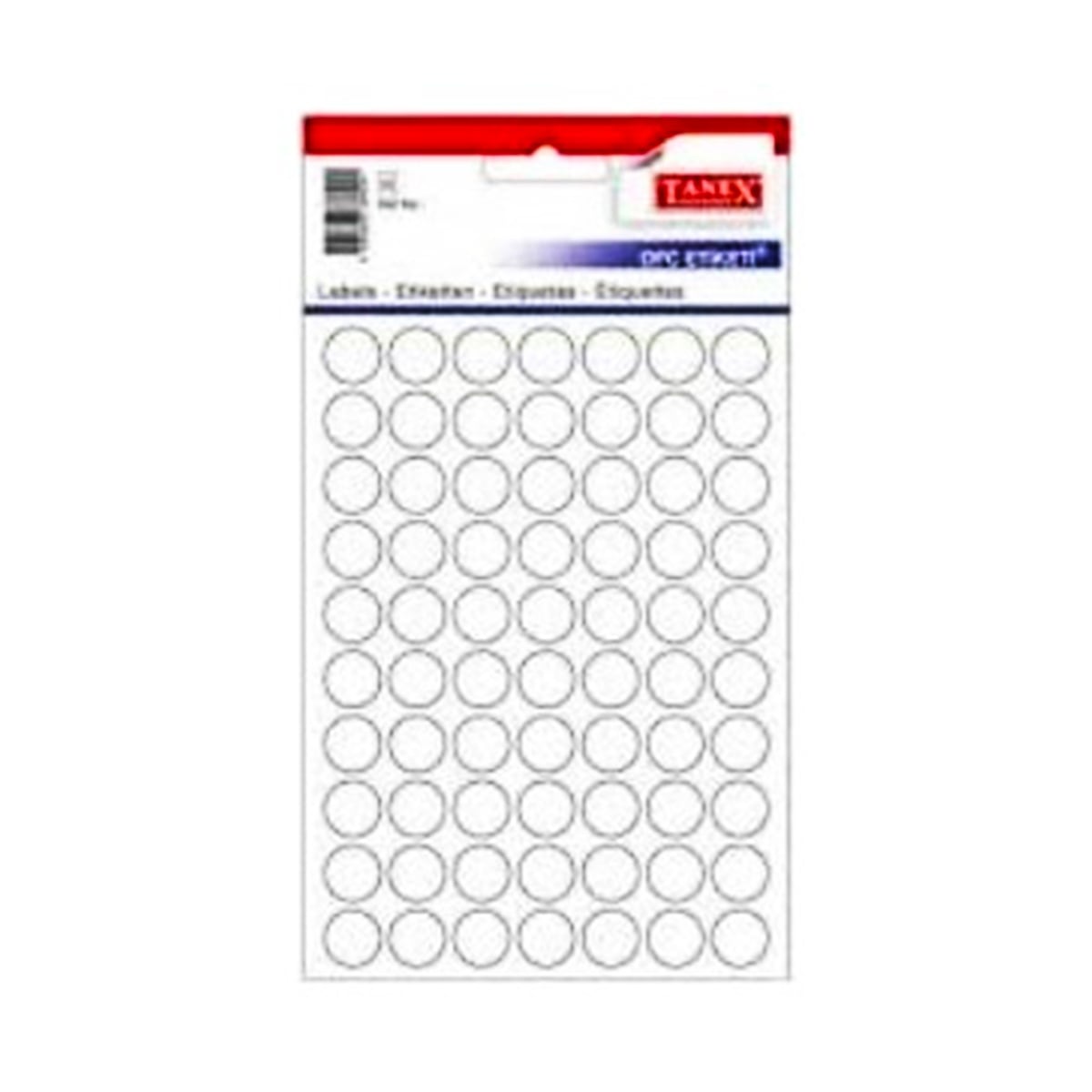 Tanex Ofis Etiketi 25mm Beyaz