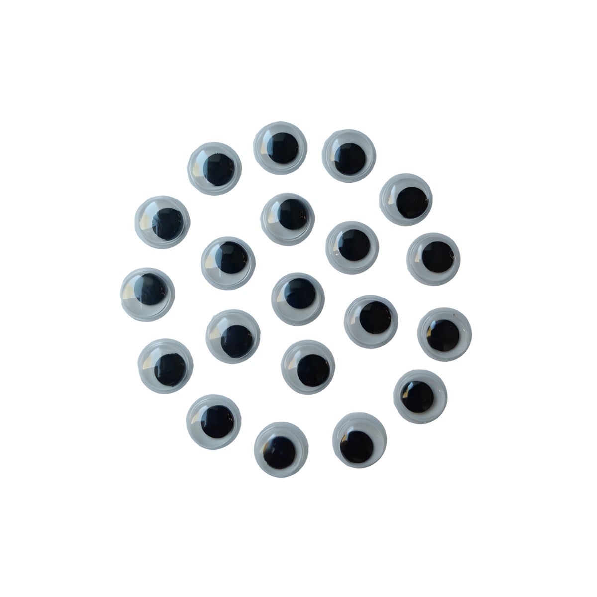 Rubenis Oynar Göz Siyah 12 mm 20 Adet 5000