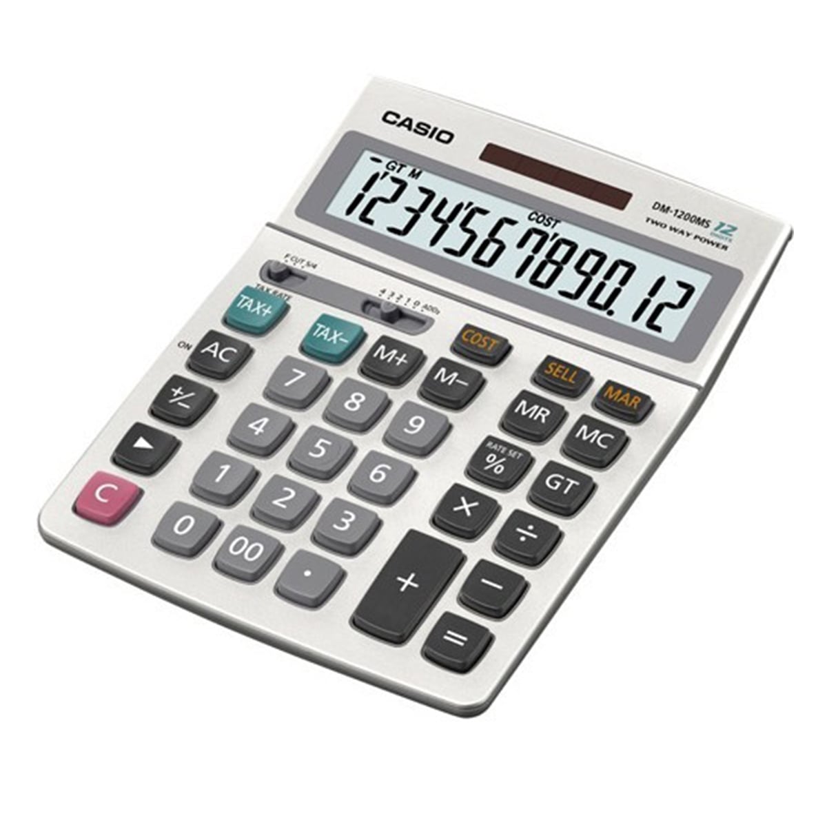 Casio Hesap Makinesi 12 Haneli - DM-1200MS