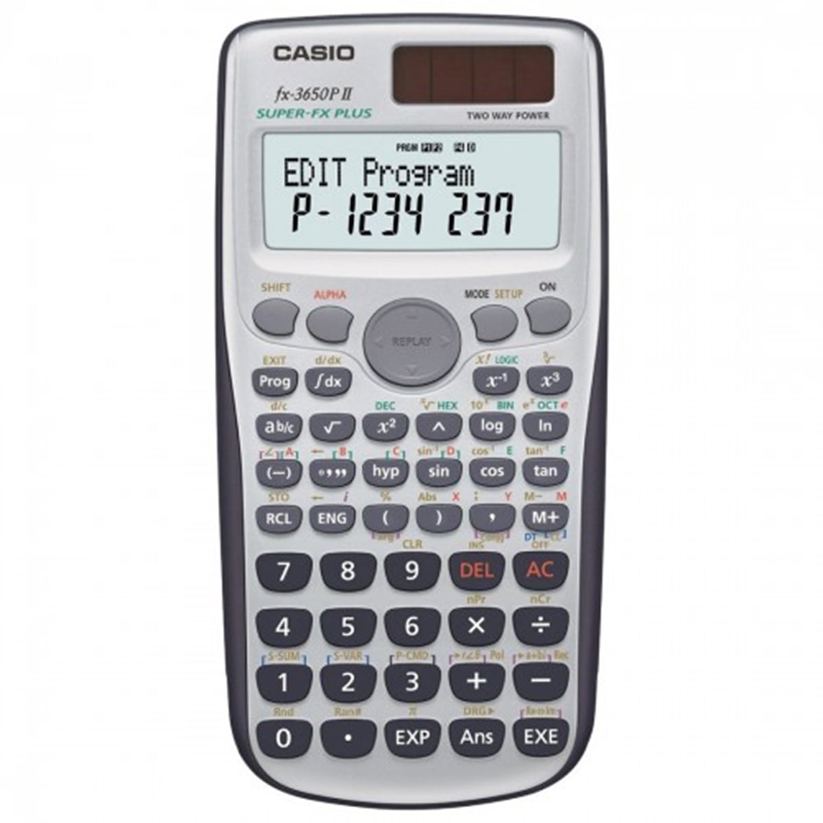 Casio fx-3650pii hesap makinası fonk.super fx