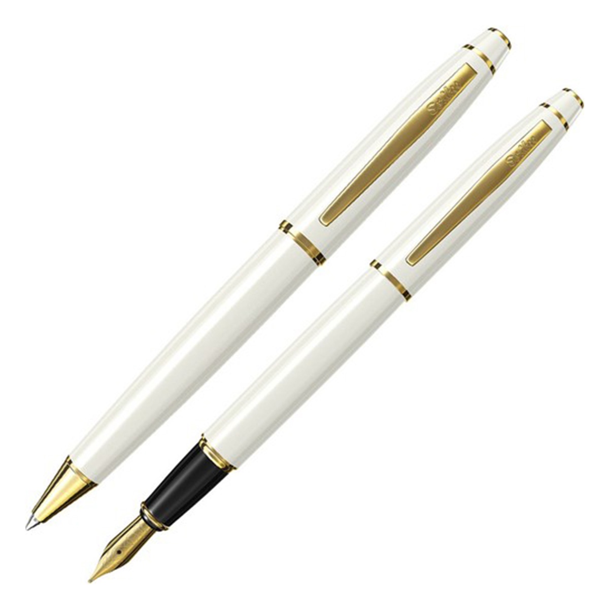 Scrikss Kalem seti 35 beyaz altın dol+tük