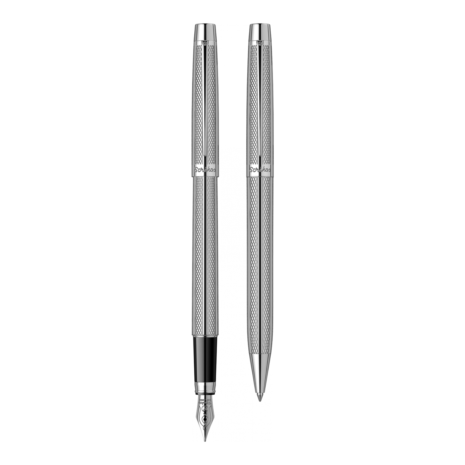 Scrikss Kalem seti 722w balık sırtı desen krom dol+tük