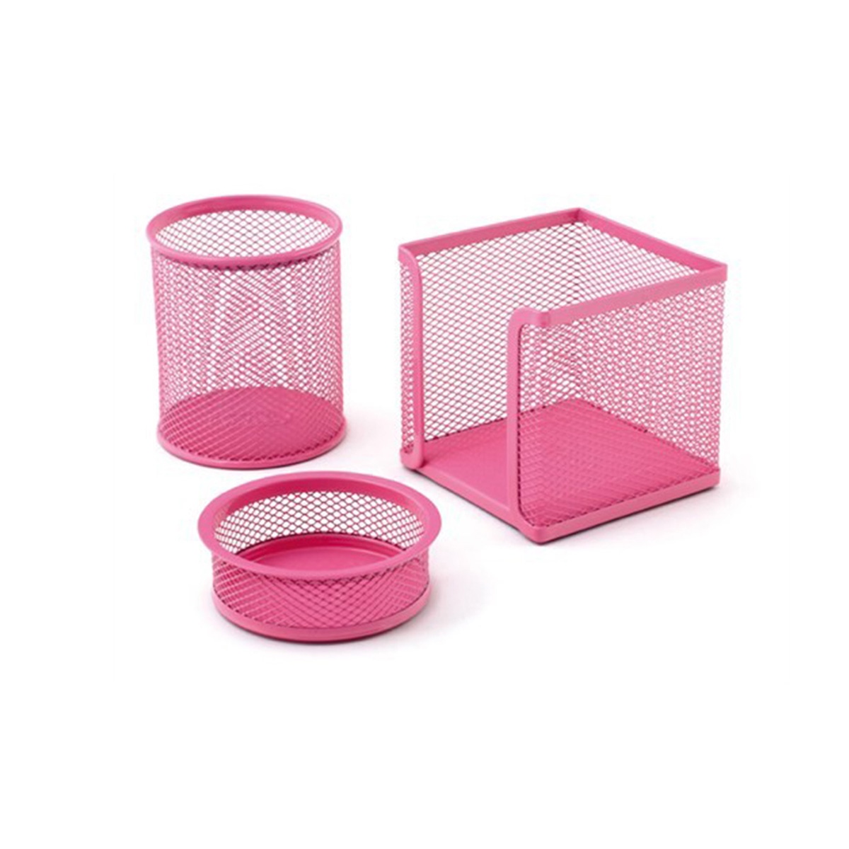 Mas 505 kalemlik perfore üçlü set pembe