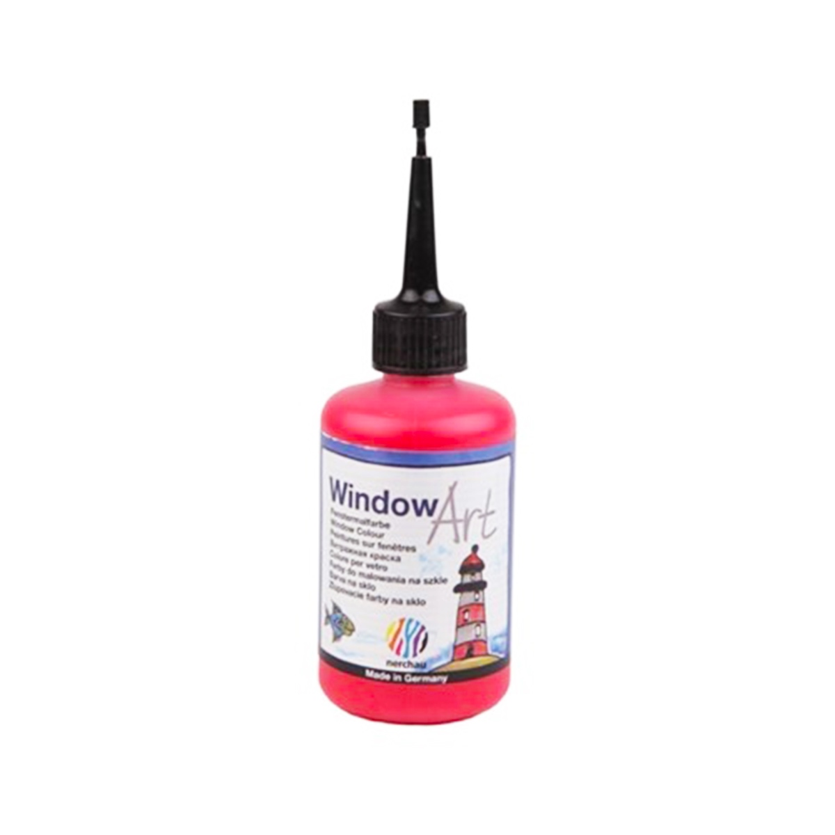 Nerchau Kırmızı Cam Boyası - Window Art 80ml NDWA-212 222