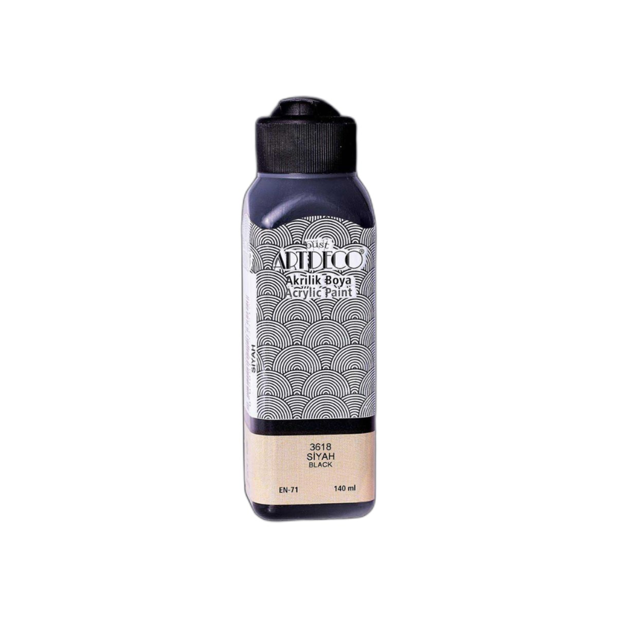 Artdeco Akrilik Boya Siyah 140ml 3618