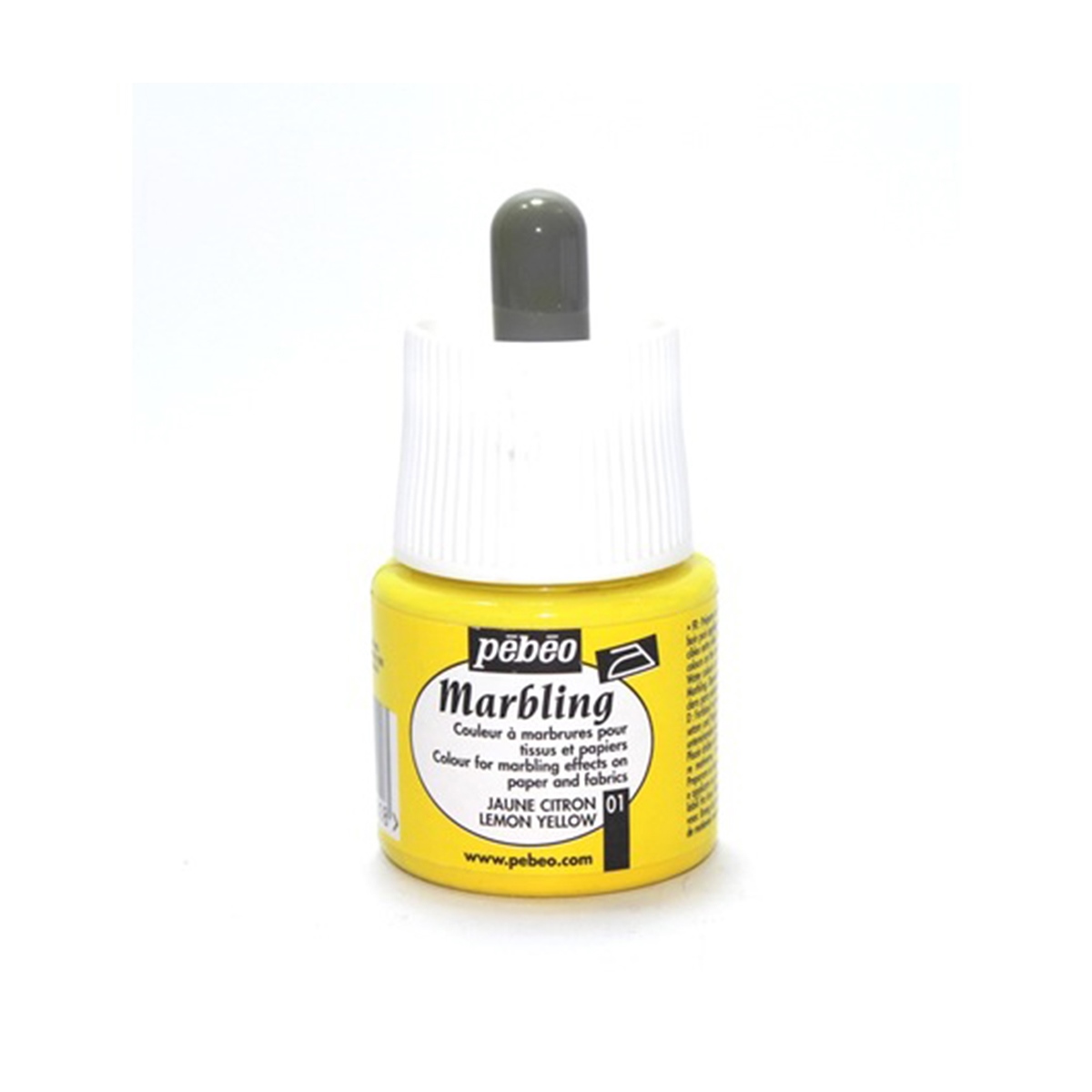 Pebeo Ebru Boyası Sarı Renk Marbling Lemon Yellow 45ml 130x01