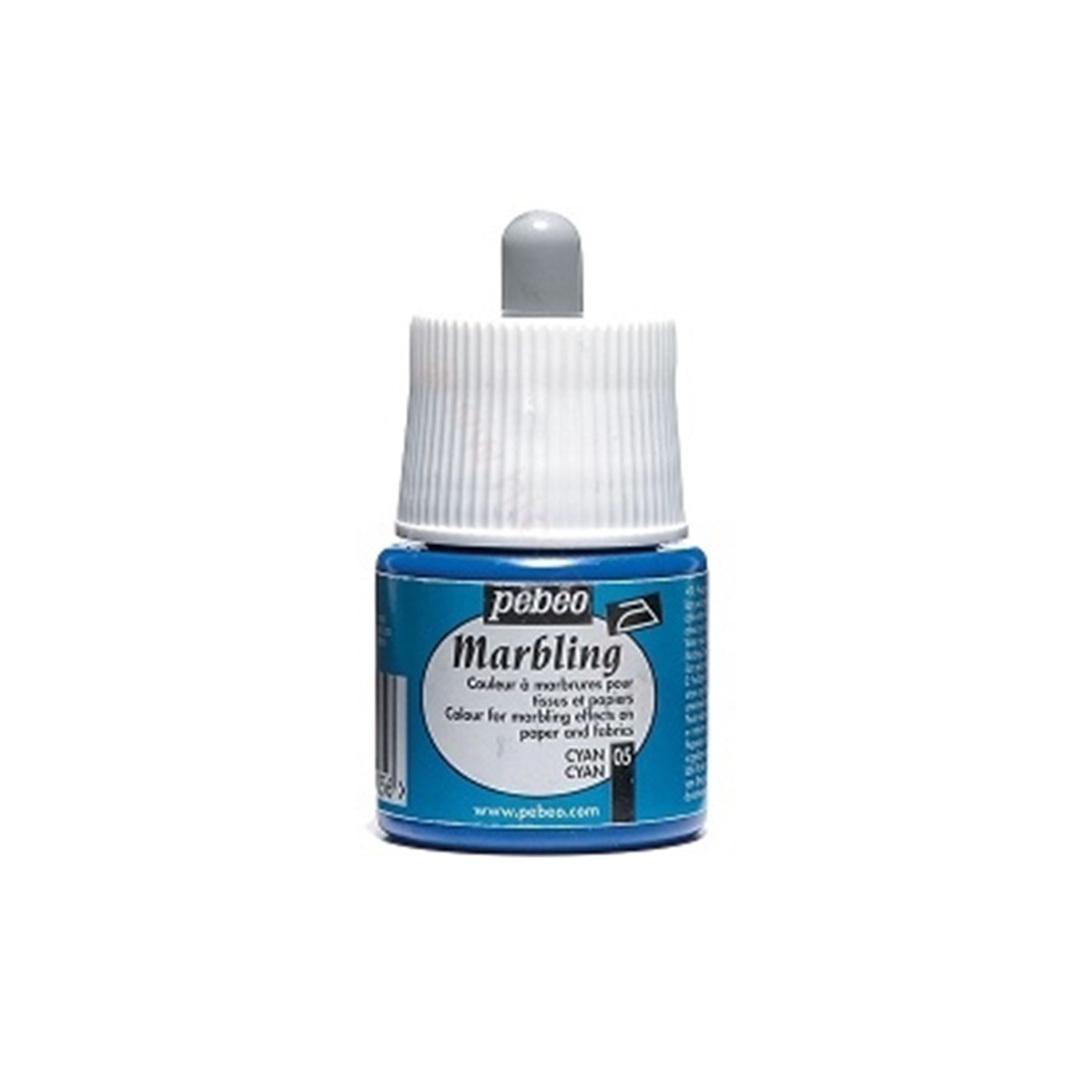 Pebeo Ebru Boyası Mavi Renk Marbling 45ml Ultramarine Blue 130x04