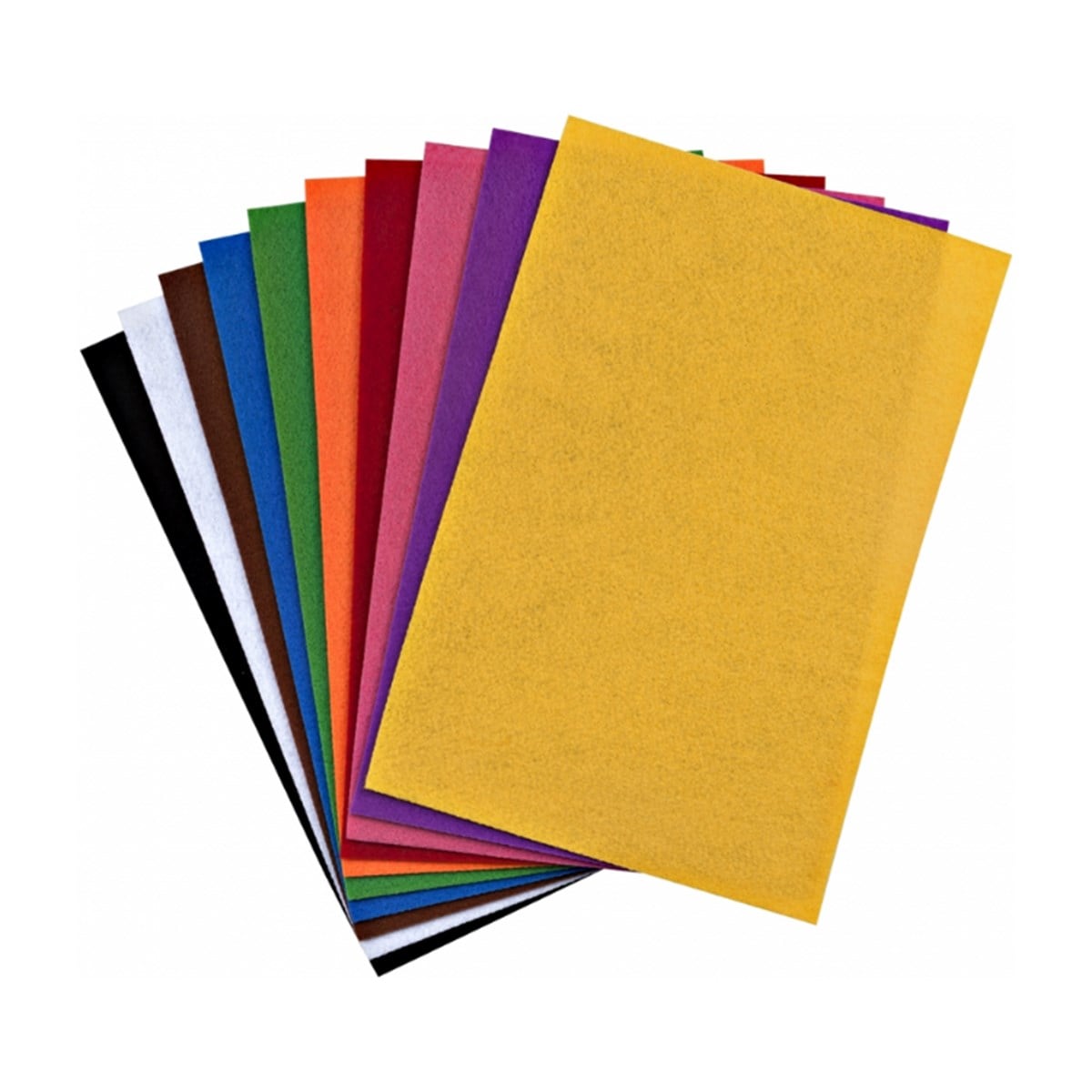 Brons Keçe 10 Renk 20x30cm 2mm BR-4200 