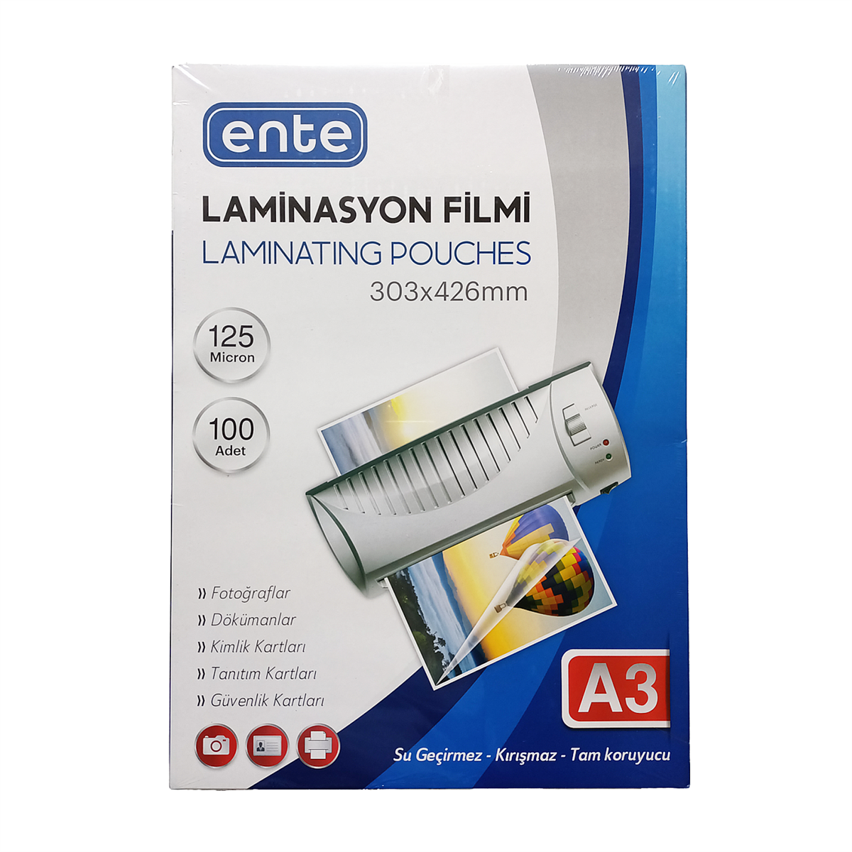 Ente A3 Laminasyon Filmi 125 Micron