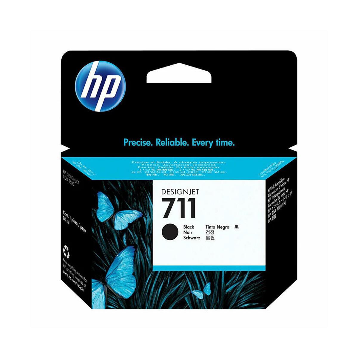 Hp cz133a kartuş siyah (nr:711) 80ml.