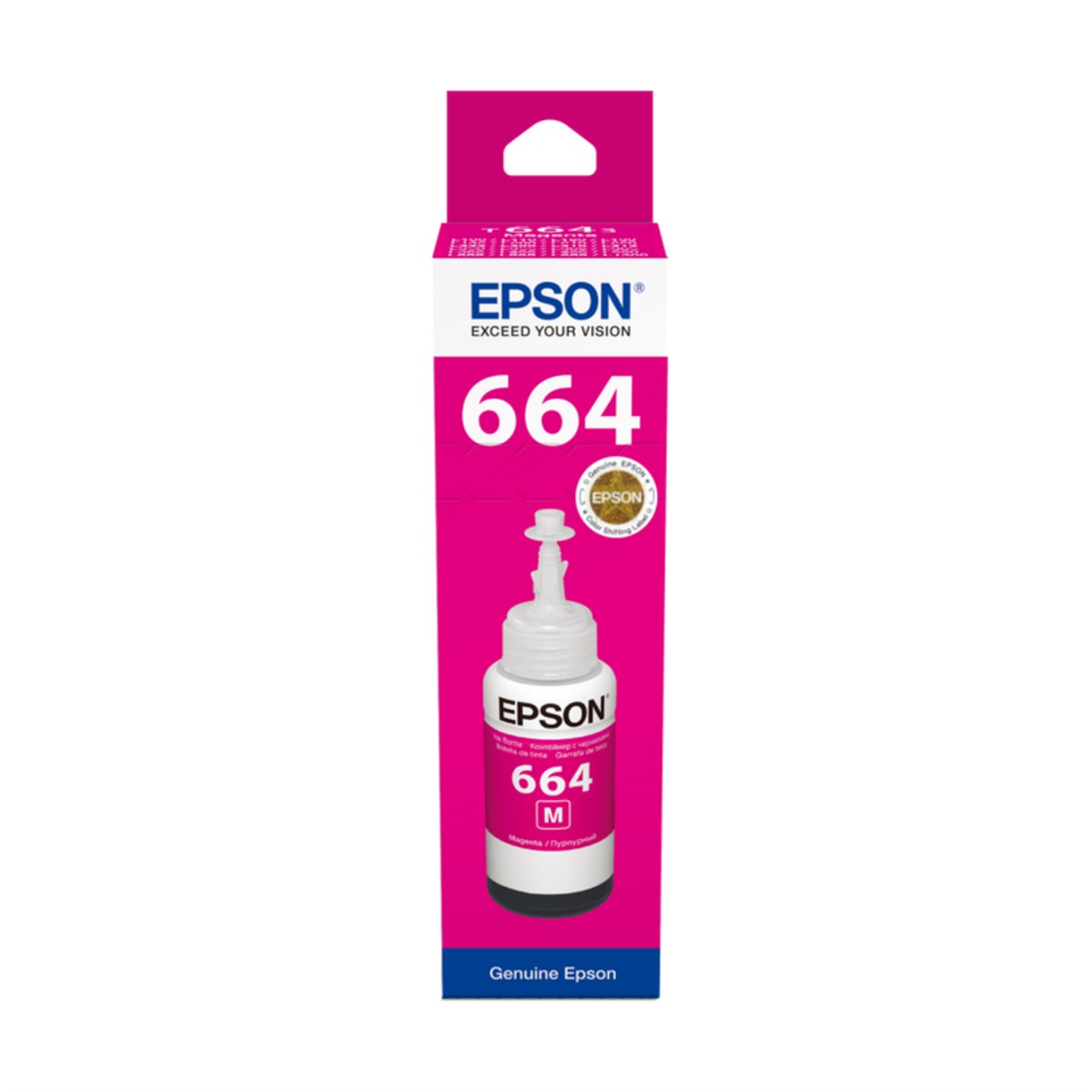 Epson 664 Kartuş Kırmızı Magenta T6643