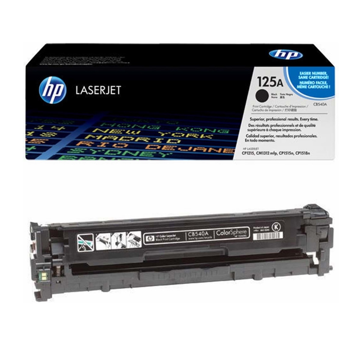Hp cb540a toner siyah cp1215/1515/1312 (125a)