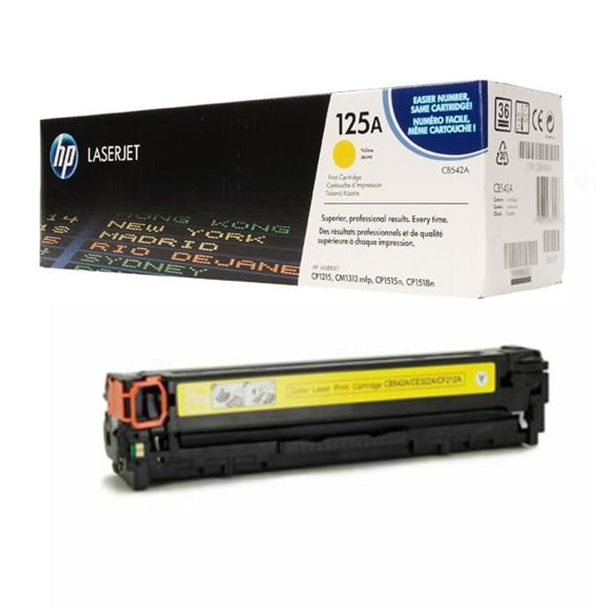 Hp cb542a toner sarı cp1215/1515/1312 (125a)