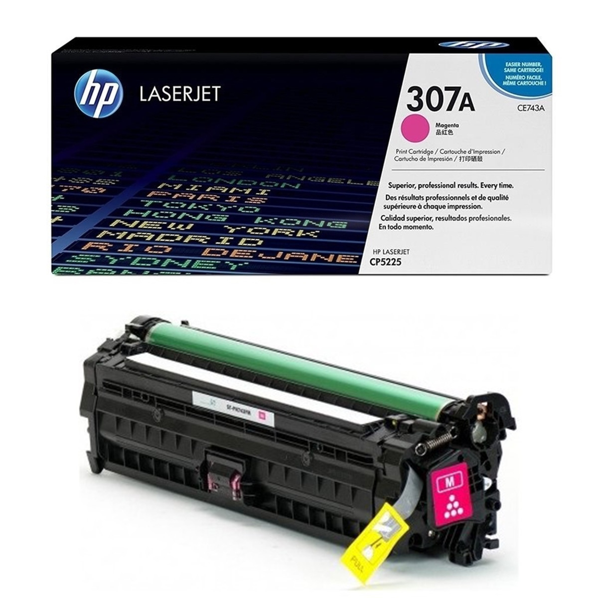 Hp ce743a toner kırmızı c5225