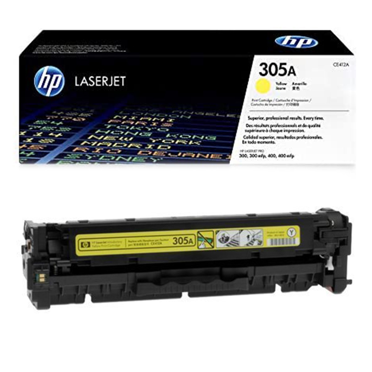 Hp ce412a toner sarı 305a m351a/m375nw/m451/m475