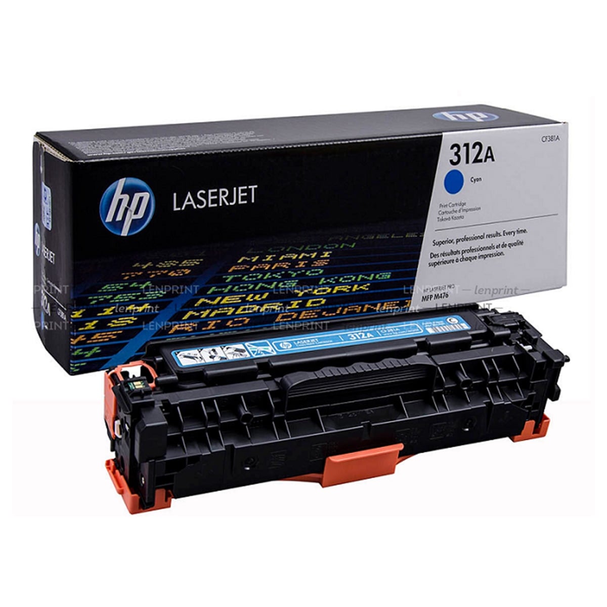 Hp cf381a toner mavi 312a